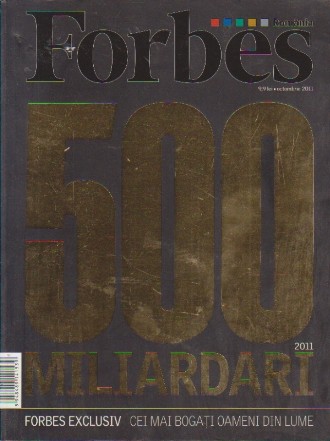 Forbes 500 miliardari, Octombrie 2011