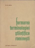 Formarea terminologiei stiintifice rominesti