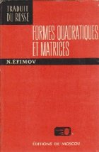 Formes quadratiques et matrices