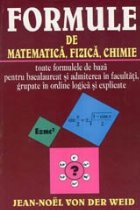 Formule matematica fizica chimie