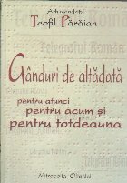 Ganduri altadata pentru atunci pentru