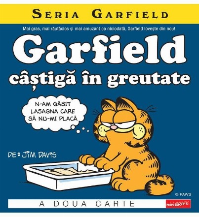 Garfield câştigă în greutate