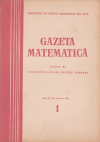 Gazeta matematica, 1/1964