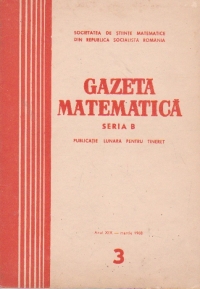 Gazeta matematica, 3/1968