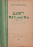 Gazeta matematica, 1/1970