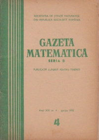 Gazeta matematica, 4/1970