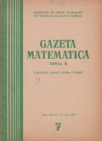 Gazeta matematica, 7/1970