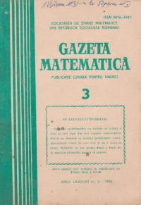 Gazeta matematica, 3/1983