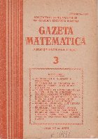 Gazeta matematica, Nr. 3/1985