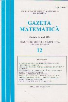 Gazeta matematica, Nr. 12/1999