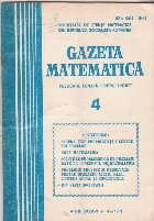 Gazeta Matematica, 4/1981