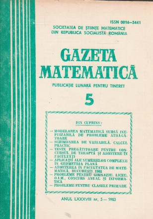 Gazeta Matematica, 5/1983