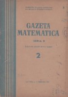 Gazeta Matematica, Februarie 1972