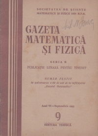 Gazeta matematica si fizica,  9/1955