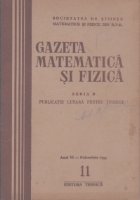 Gazeta matematica si fizica,  11/1955