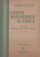 Gazeta matematica fizica 6/1956