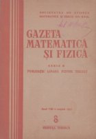 Gazeta matematica fizica 8/1957