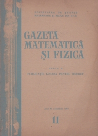 Gazeta matematica si fizica,  11/1960