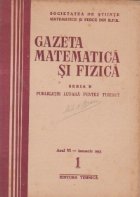 Gazeta matematica si fizica, 1/1955