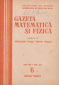 Gazeta matematica si fizica, 6/1957