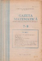 Gazeta matematica, Iulie-August 1992