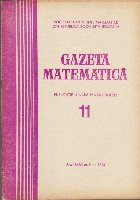 Gazeta Matematica Noiembrie 1975