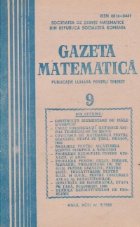 Gazeta Matematica, Septembrie 1988