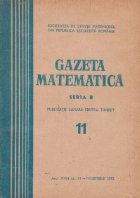 Gazeta Matematica, Seria B, Noiembrie 1972