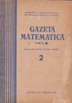 Gazeta Matematica, Seria B, Februarie 1974