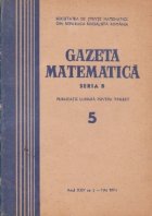 Gazeta Matematica, Seria B, Mai 1974