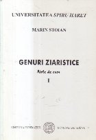 Genuri ziaristice - Note de curs, I