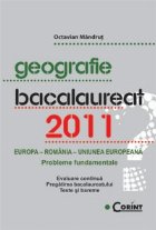 GEOGRAFIE. BACALAUREAT 2011