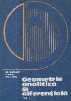 Geometrie analitica diferentiala Volumul