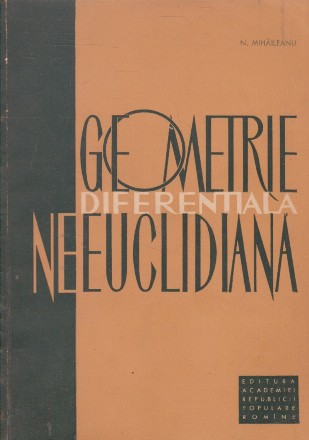 Geometrie diferentiala neeuclidiana