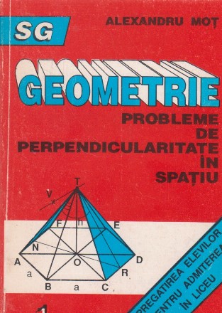 Geometrie. Probleme de perpendicularitate in spatiu