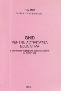 Ghid pentru activitatea educativa