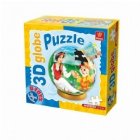 3D Globe Puzzle Basme - Alba ca Zapada