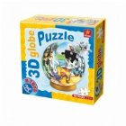 3D Globe Puzzle Basme - Motanul Incaltat