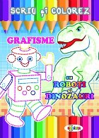 Grafisme roboti dinozauri Scriu colorez