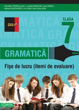 GRAMATICA. FISE DE LUCRU PENTRU CLASA A VII-A (ITEMI DE EVALUARE)