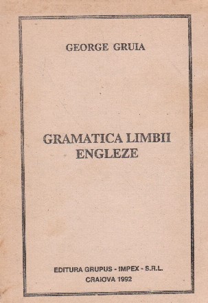 Gramatica limbii engleze