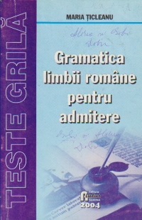 Gramatica limbii romane pentru admitere