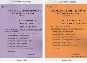 Gramatica limbii romane pentru examene. Editia 2019 revizuita si adaugita (2 volume)