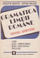 Gramatica limbii romane pentru admitere