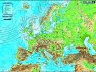 Harta Europa - duo 50x70 cm