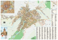 Harta Municipiul Sibiu - Dimensiune: 100 x 70 cm