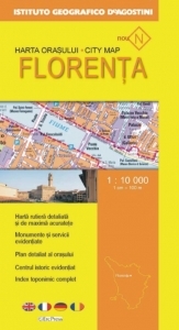 Harta orasului Florenta (Scara 1:10.000)