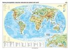 Harta principalelor resurse ale lumii  (100x140cm)