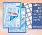 Hartie scris A4, 55 gr/mp 200 coli