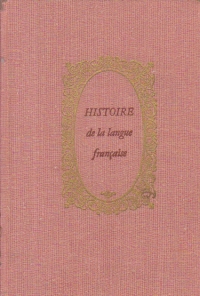 Histoire de la langue francaise